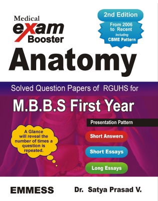 Anatomy Solved Question Papers of  RGUHS for M.B.B.S First Year 