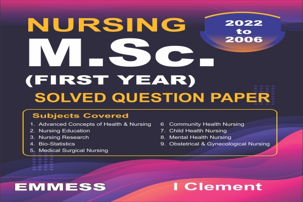 Nursing M.Sc. Solved Question First Year (2020- 2006)