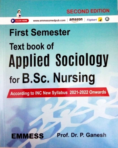 First Semester Text Book Of Applied Sociology For BSC Nursing 2nd Edition 