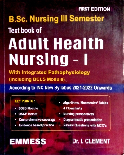 BSC Nursing lll Semester Text Book Of Adult Health Nursing-l 