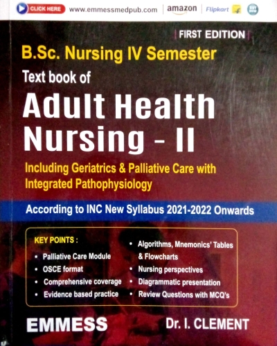 BSC Nursing 4rth Semester Textbook Adult Health Nursing -ll