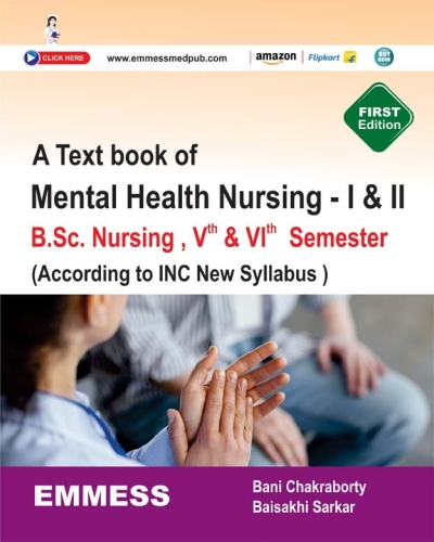 A Text Book of Mental Health Nursing-l-ll BSC Nursing 5th & 6th Semester