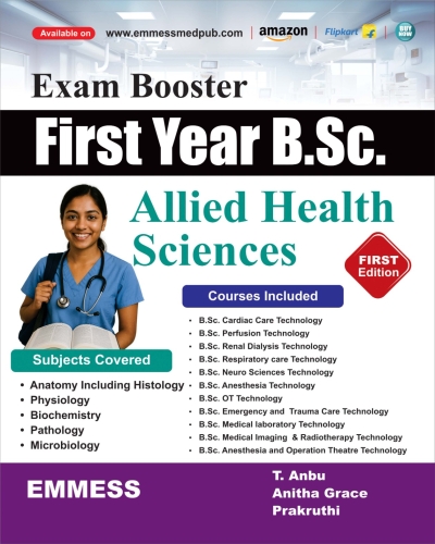 Exam Booster First Year B.Sc. Allied Health Sciences 