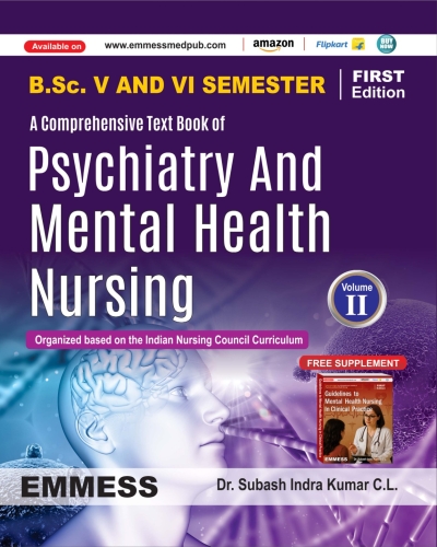  T/b of Psychiatry and mental health nursing Vol-I  & Vol-II 1/e 2025