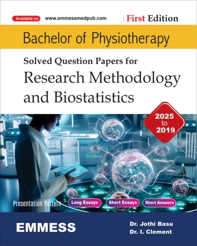 Bachelor of physiotheraphy solved Question Papers For   Research Methodology And  Biostatistics (1e/2025)