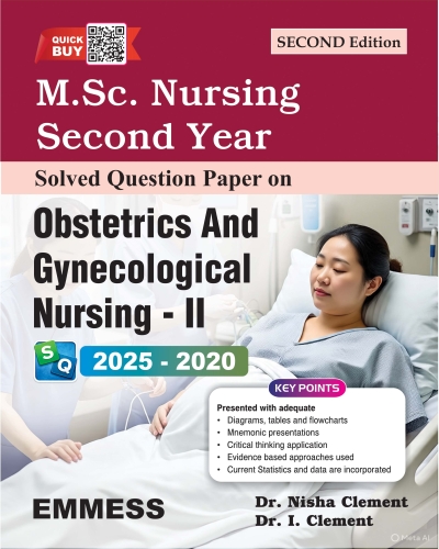 M.Sc Nursing Second Year  Solved Question Paper on Obstetrics and  Gynecological Nursing - II