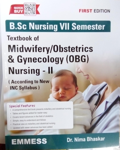 A Textbook of  Midwifery Obstetrics and  Gynecology (OBG) Nursing - II