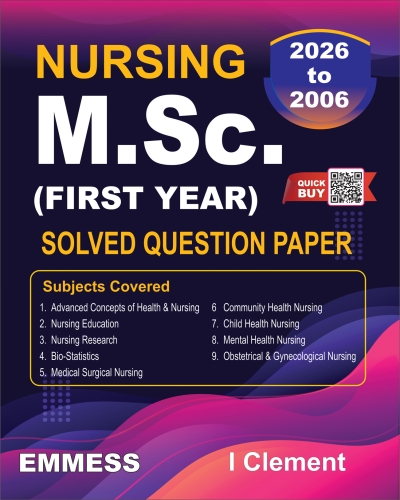 Nursing M.Sc. Solved Question First Year (2026- 2006)