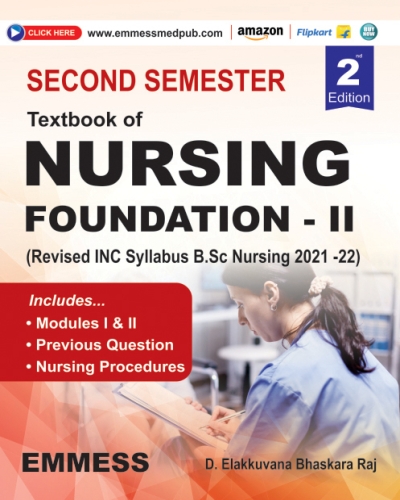 Second Semester text book of Nursing Foundation - II
