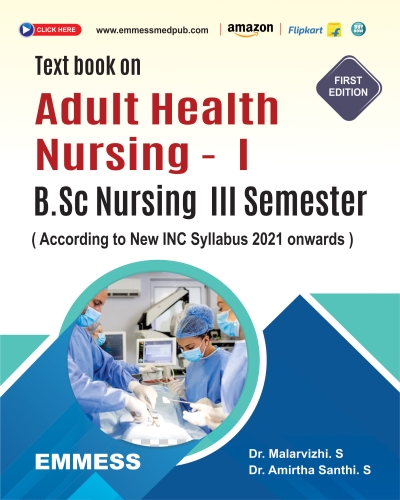Text book on Adult Health Nursing - I B.Sc Nursing III Semester